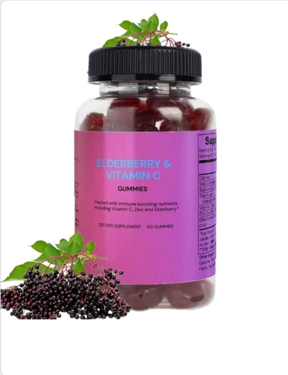 Elderberry & Vitamin C Gummies