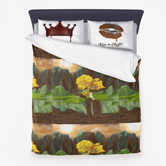 Kiss De Chocolate Duvet Cover